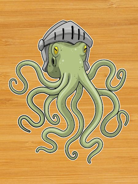 Krake Krieger Helm