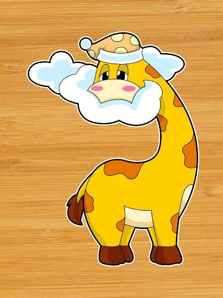 Giraffe Clouds