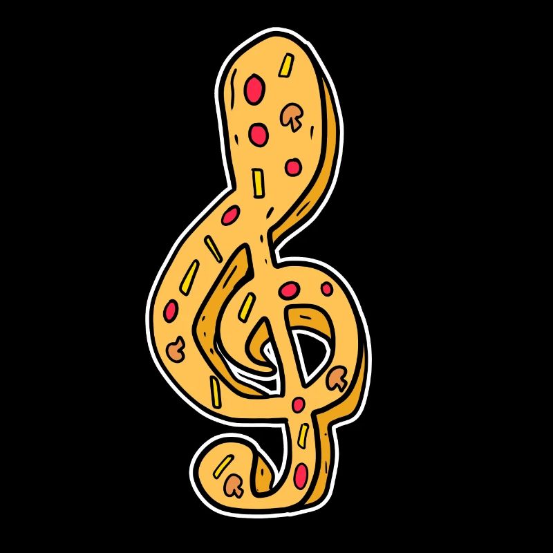 Music Music Note Pizza