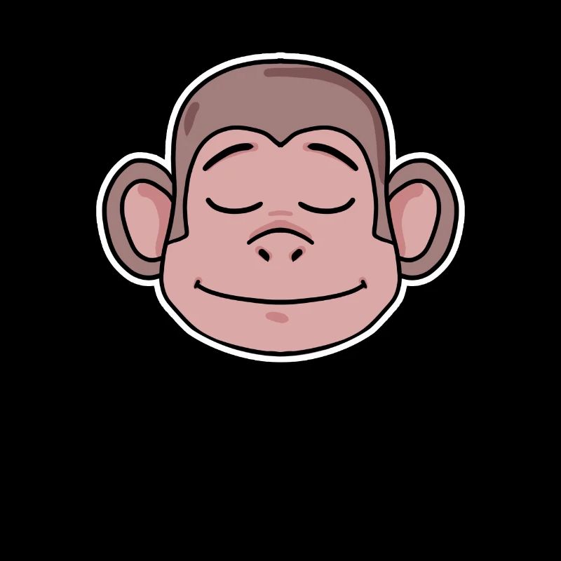 Affe Kopf Tier