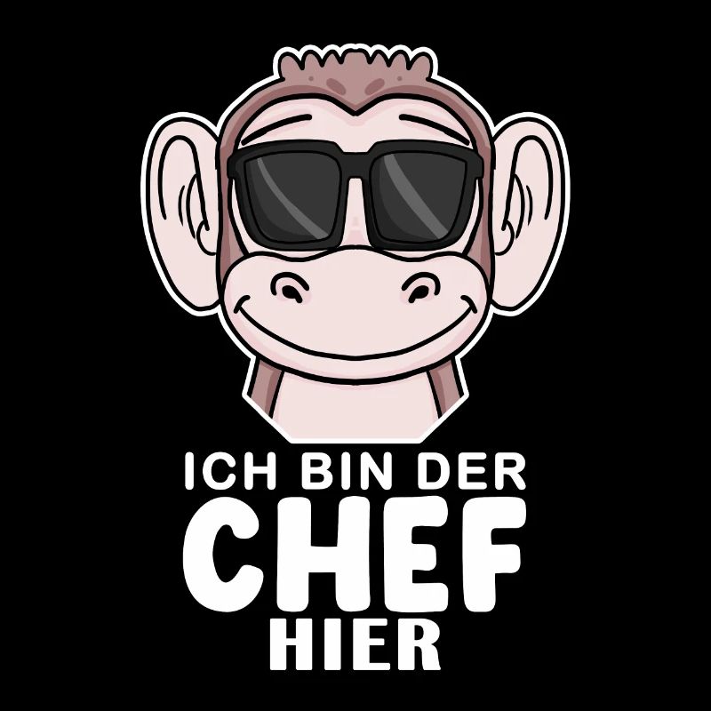 Cool Affe Chef Spruch Sonnenbrille