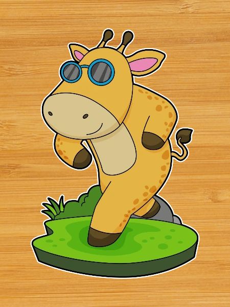 Giraffe Jogger Jogging Sport