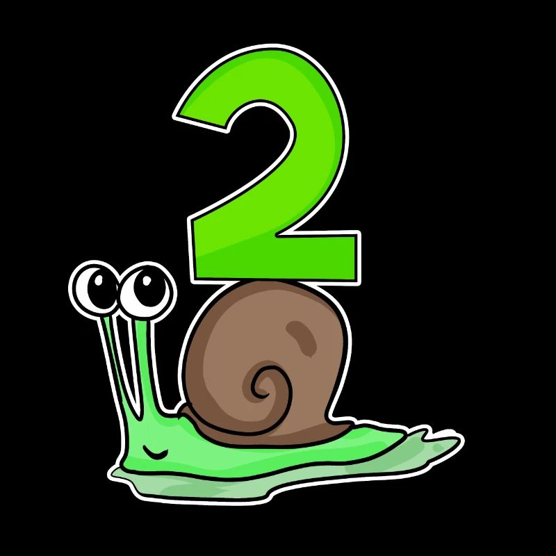 2 Jahre alt - 2. Geburtstag mit Tier Motiv