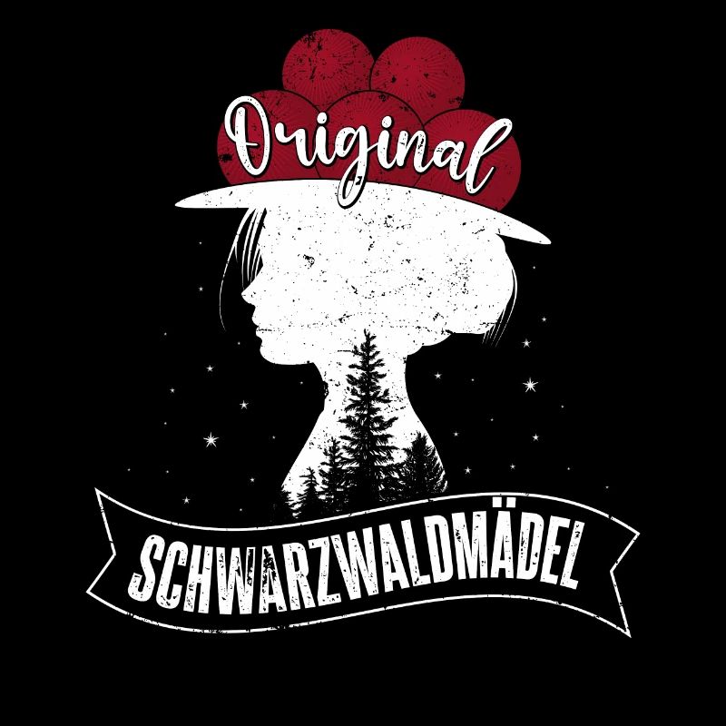 Original Black Forest Girl Black Forest Bollenhut