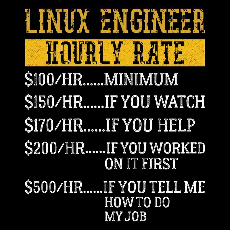 Linux Engineer Hourly Rate Mechanic Labor rate