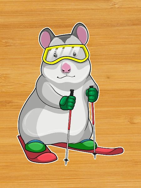 Hamster Skier Ski