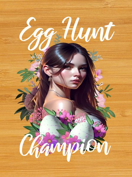 Egg Hunt Champion Girl