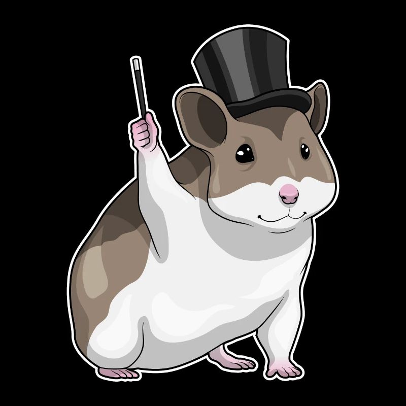 Hamster Zauberer Zauberstab