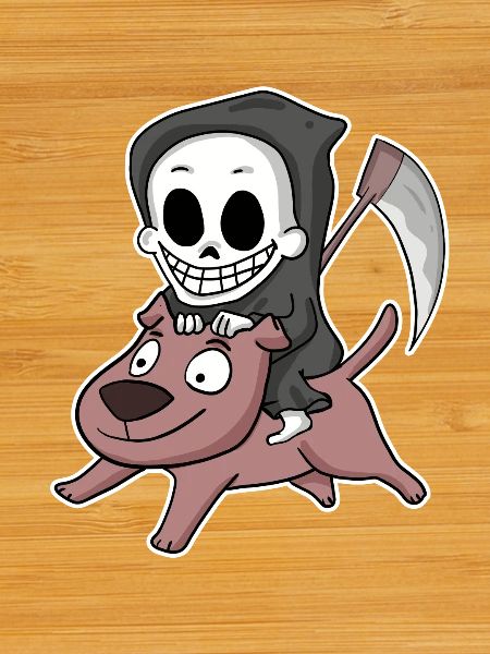 Grim Reaper Dog