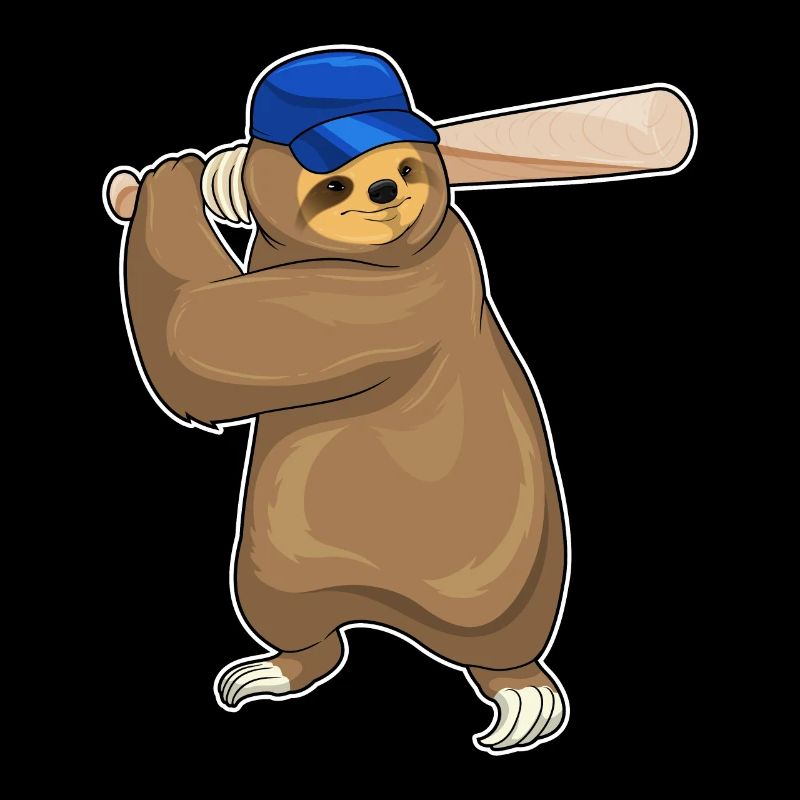 Sloth Baseball Baseball Bats