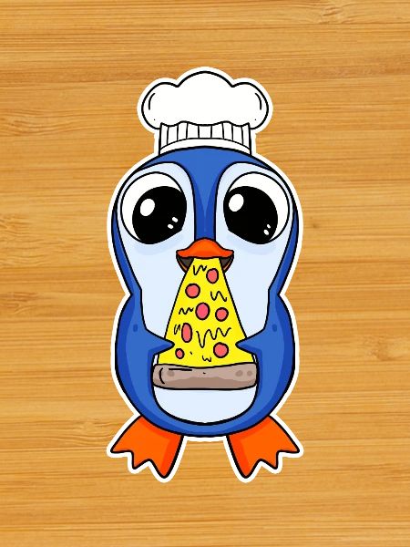 Pizza pingouin gourmet