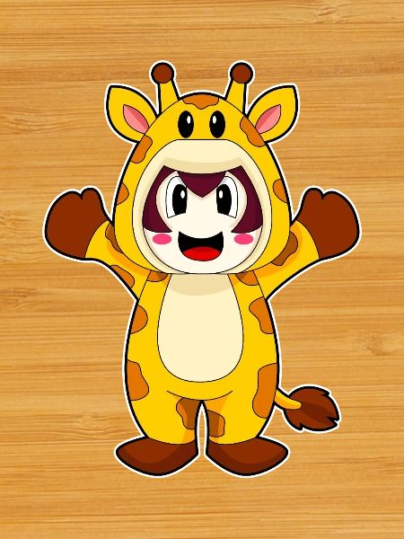 Costume de girafe