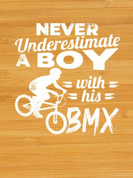 small BMX rider