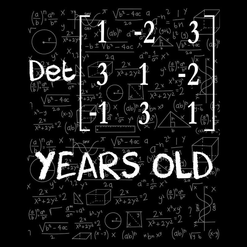 39th birthday 39 years matrix determinant