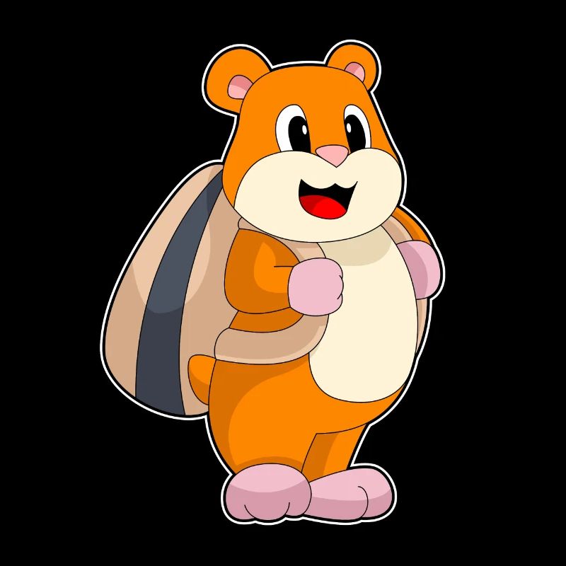 École de sac à dos pour élèves hamsters