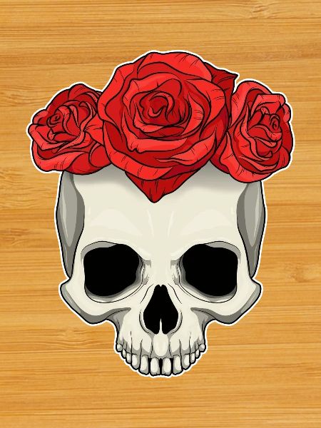 Skull Roses