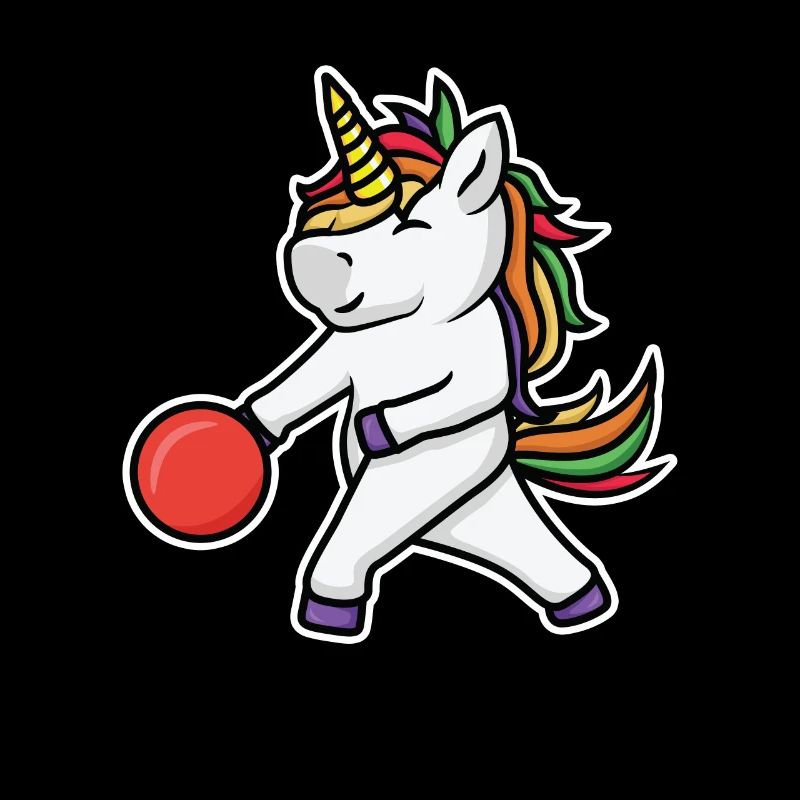 Kinder Bowling Einhorn