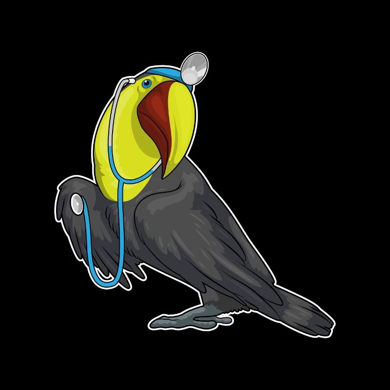 Toucan Docteur Stéthoscope