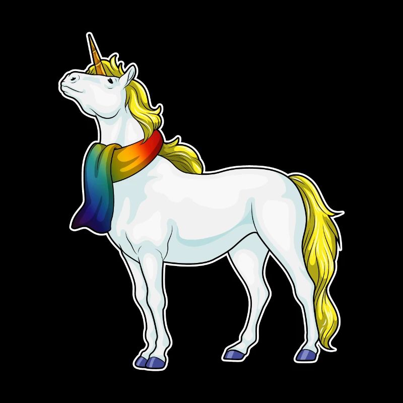 Foulard licorne