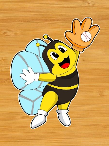 Bee Baseball Baseball Glove