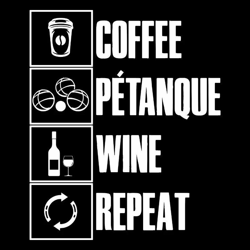 Café pétanque vin ripeat dicton pour bouler