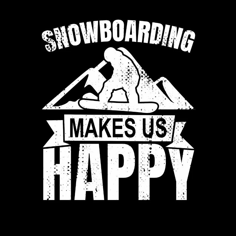 Snowboard slogan