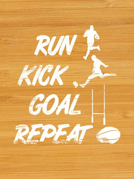 Rugby player routine
