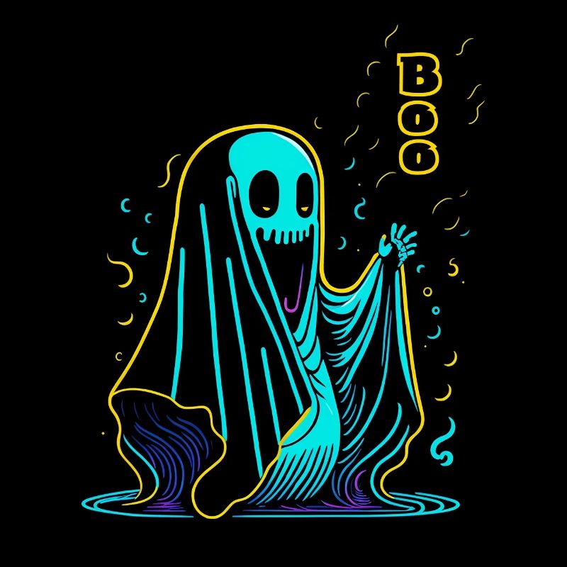 Fantôme d’Halloween négligé