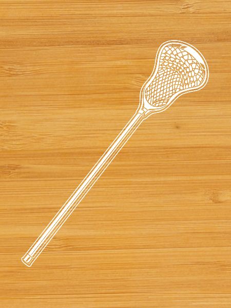 Lacrosse Stick Drawing