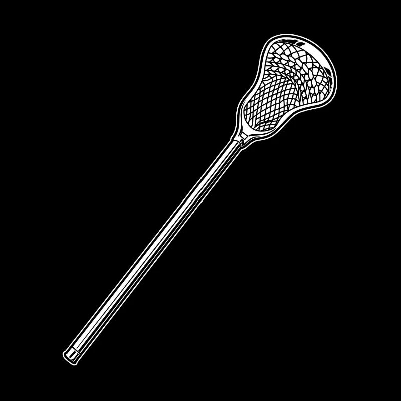 Lacrosse Stick Drawing