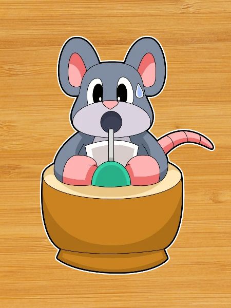 Mouse Secretary Drink Office