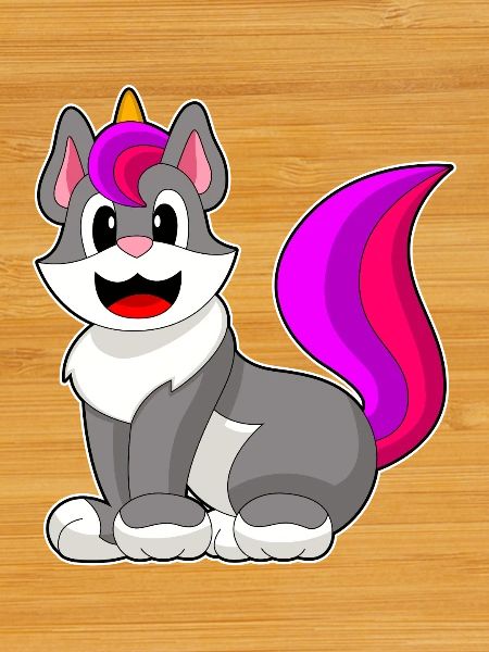 Katze Einhorn