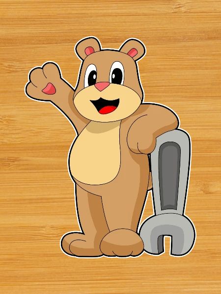Bear Mechanic Wrench Workshop