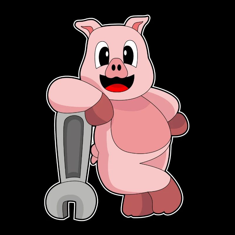 Pig Mechanic Wrench Workshop