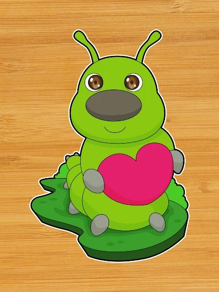 Caterpillar Heart