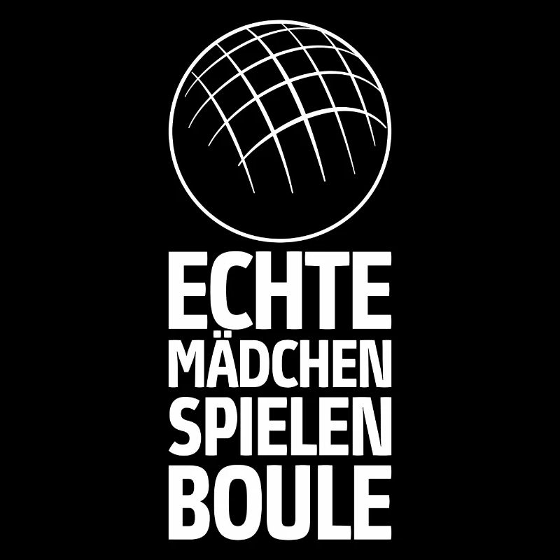 Echte Mädchen spielen Boule Bouler Boccia Spiel