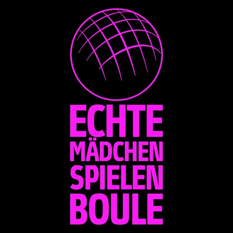 Echte Mädchen spielen Boule Bouler Boccia Spiel
