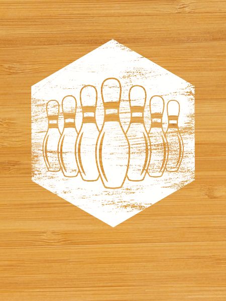 Dessin d’épingles de bowling