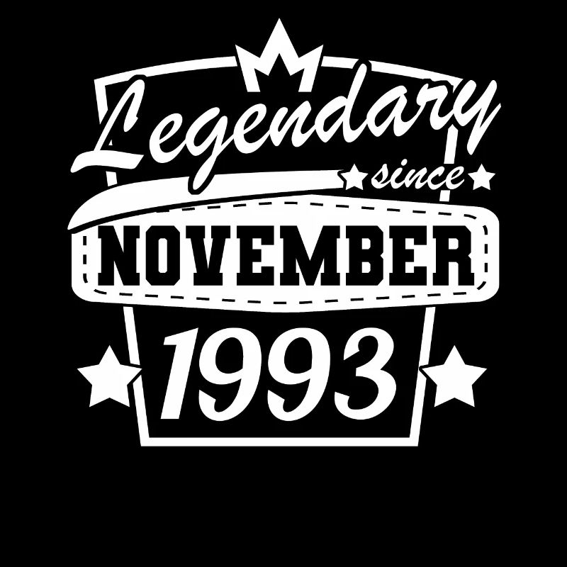 legendary since November 1993 retro birthday