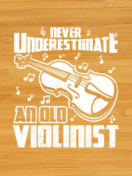 Never underestimate an old violinist