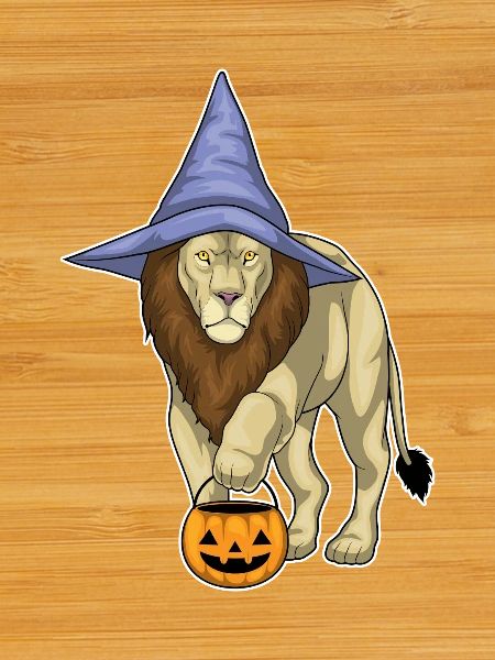Lion Halloween Witch