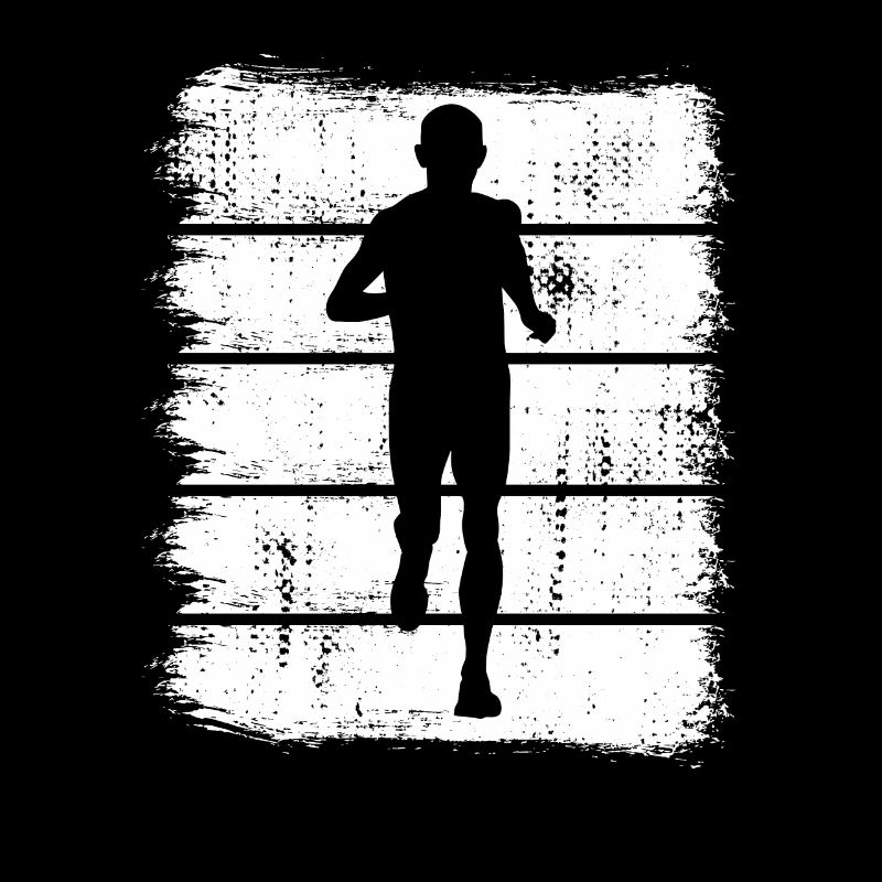 Funny Runner Drawing