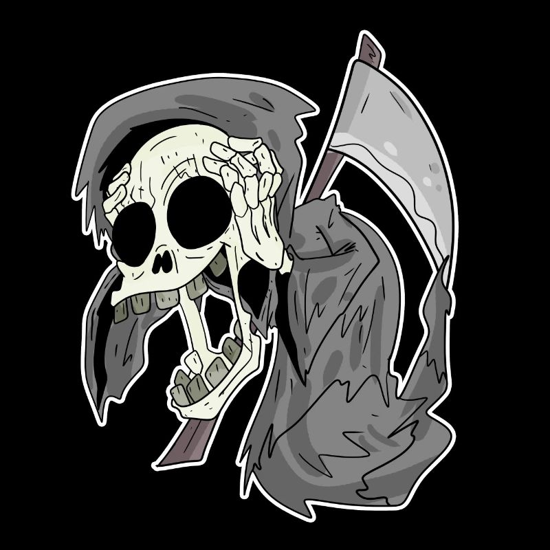 Grim Reaper rit drôle rire