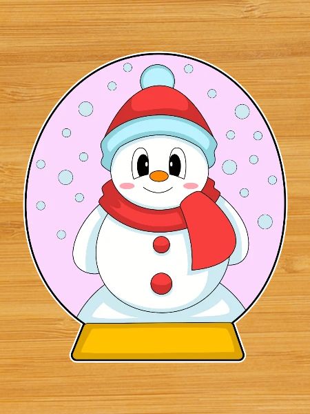Snowman Christmas Winter Time