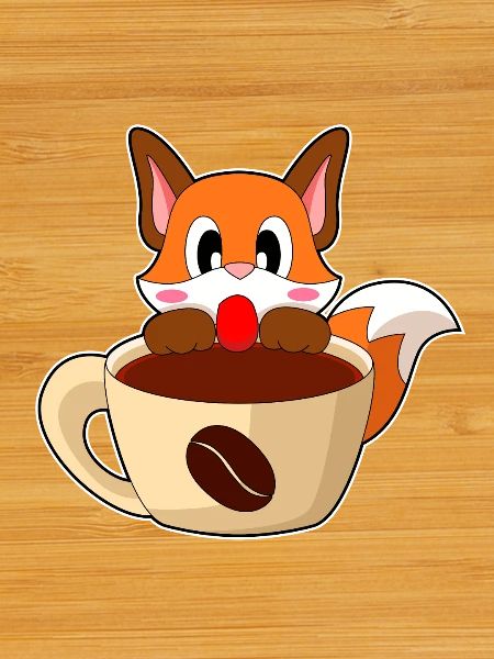 Fuchs Kaffee Tasse