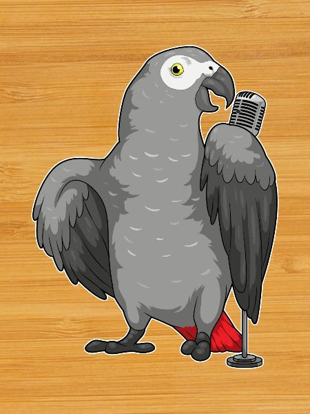 Parrot Singer Microphone Singing