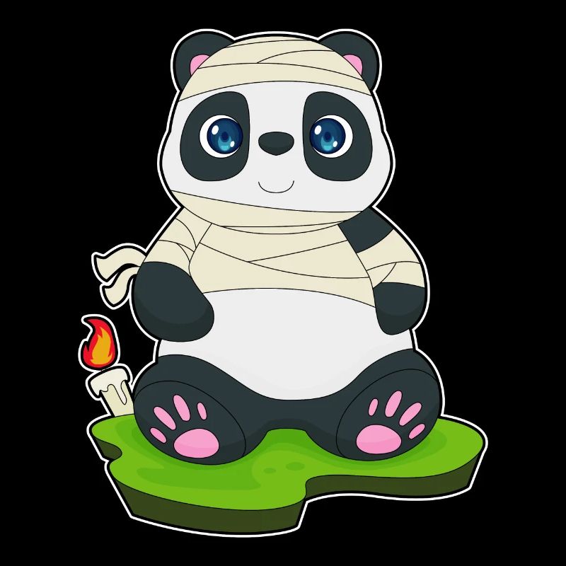 Bougie momie panda