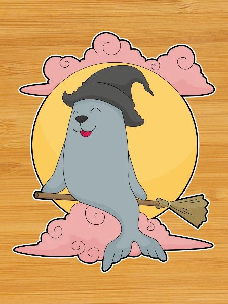 Seal Witch Broom