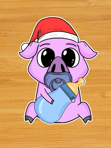 Cochon bébé Noël