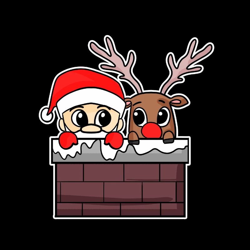 Père Noël cerf